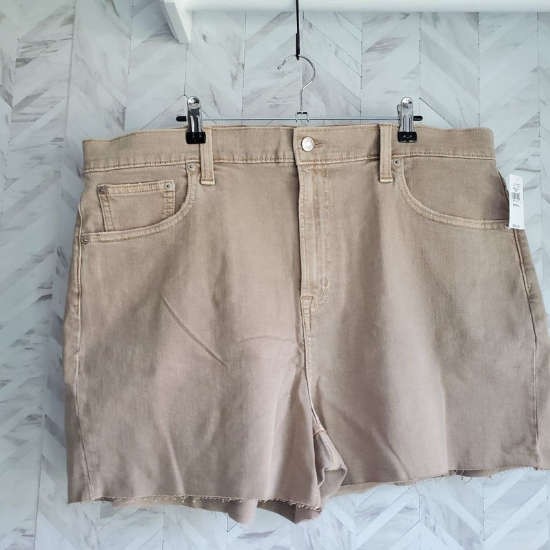 Load image into Gallery viewer, Gap 4&quot; High Rise Denim Shorts, Sz 20
