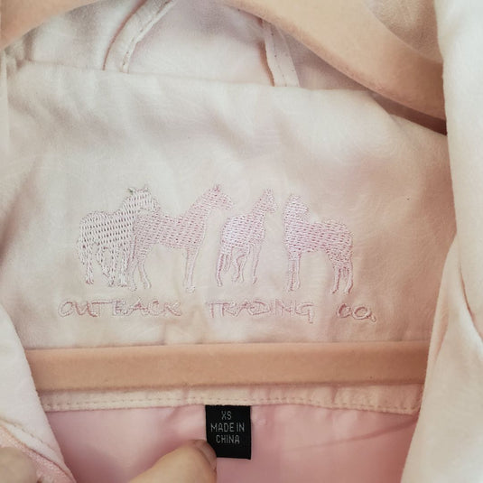 Outback Pink Zip Jacket, Sz XS