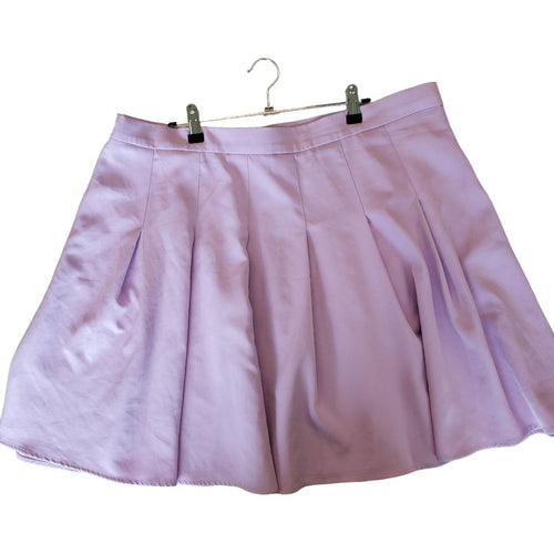Pleated Lilac Skirt, Sz 3XL