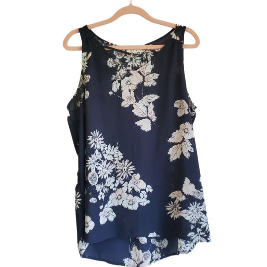 Maurices Navy Floral, sz Large