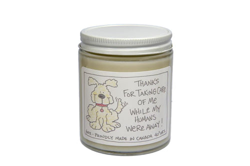 Serendipity Candles Thanks For Taking Care of Me - Dog Sitter Gift, 6oz tumbler