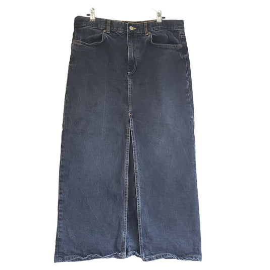 Zara Long Denim Skirt, sz Large