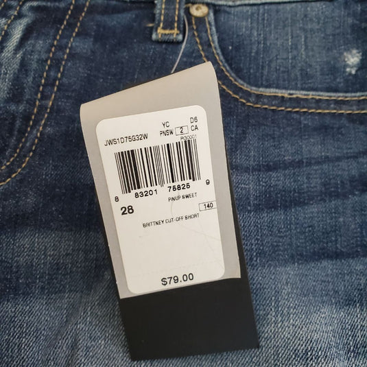 Guess *NEW Denim Cut Offs, Sz 28