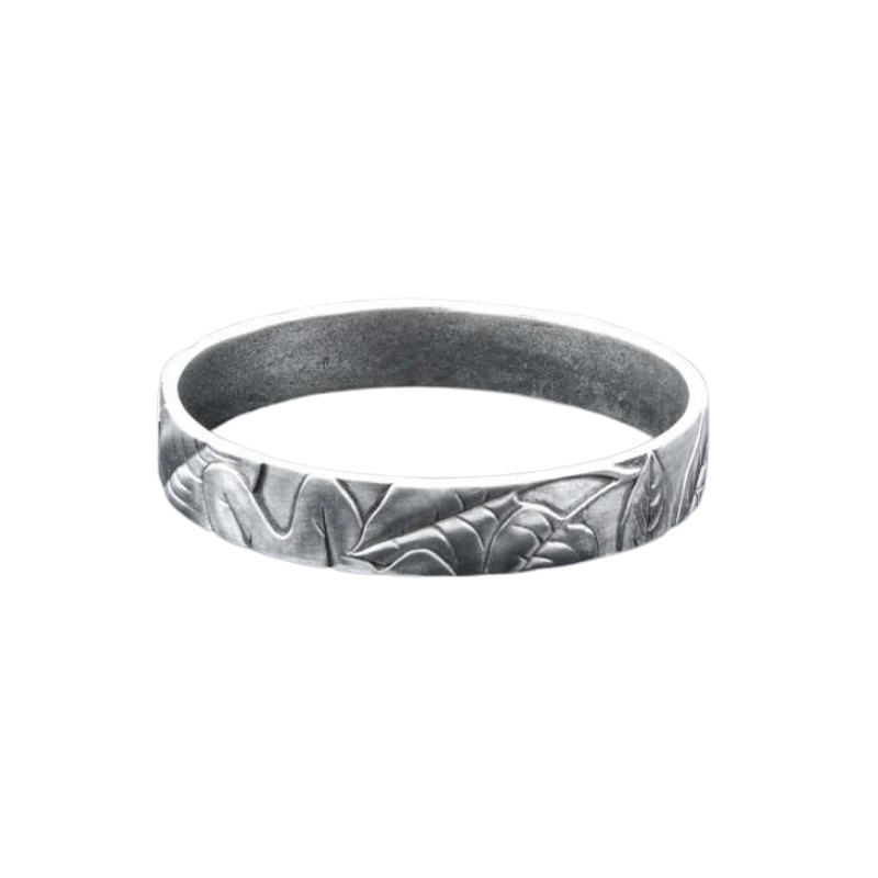 Load image into Gallery viewer, Seagull Pewter * NEW Fossil Leaves Pewter Bangle
