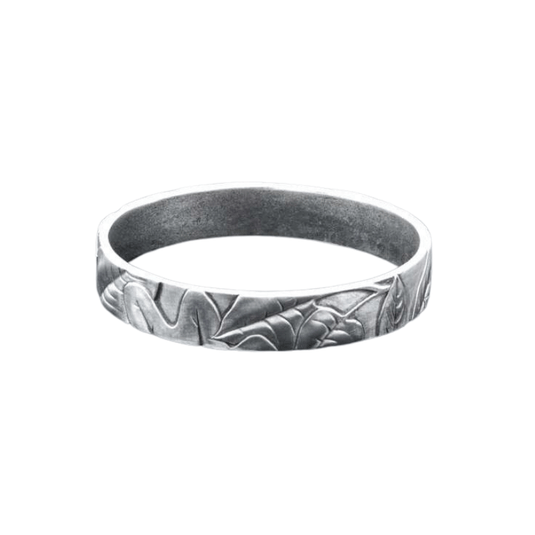 Seagull Pewter * NEW Fossil Leaves Pewter Bangle